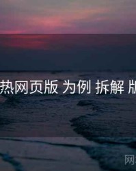 以 汤不热网页版 为例 拆解 版权要点